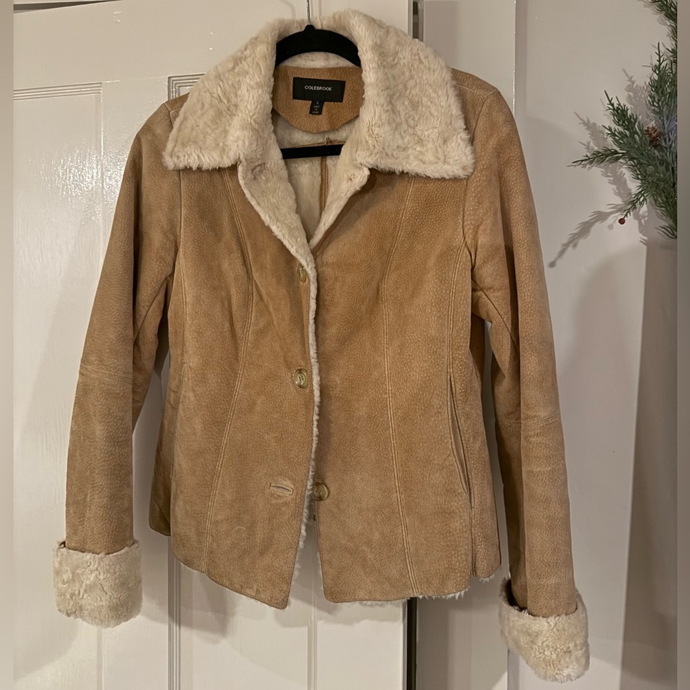 Suede Shearling-style Jacket